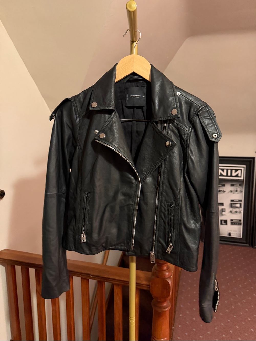 Lucky brand leather jacket